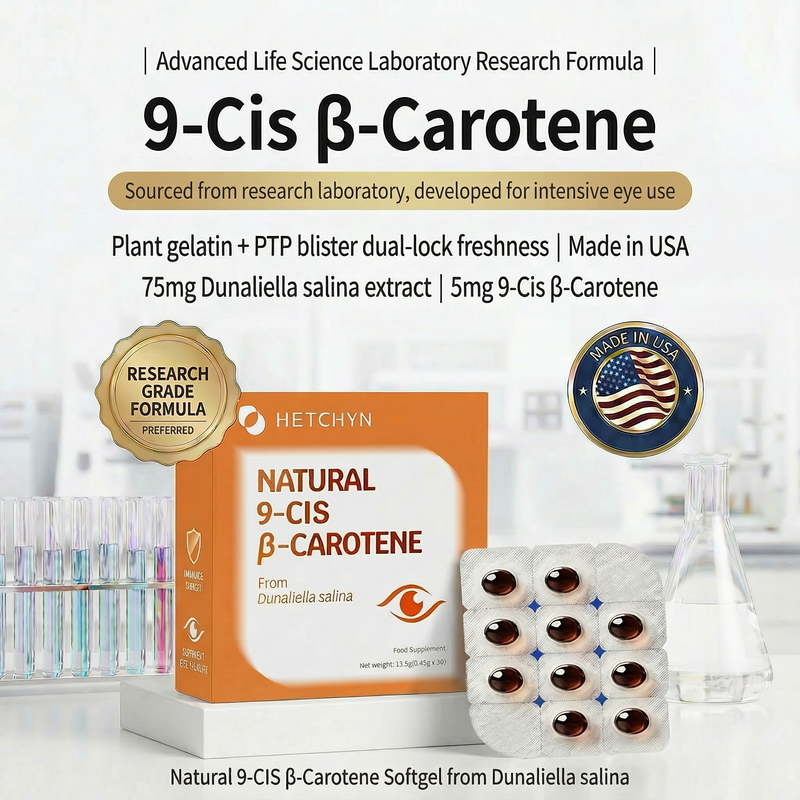 Natural 9cis Beta Carotene Softgels from Dunaliella salina